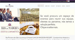 Desktop Screenshot of ilhadamadeiraresort.com.br