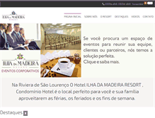 Tablet Screenshot of ilhadamadeiraresort.com.br